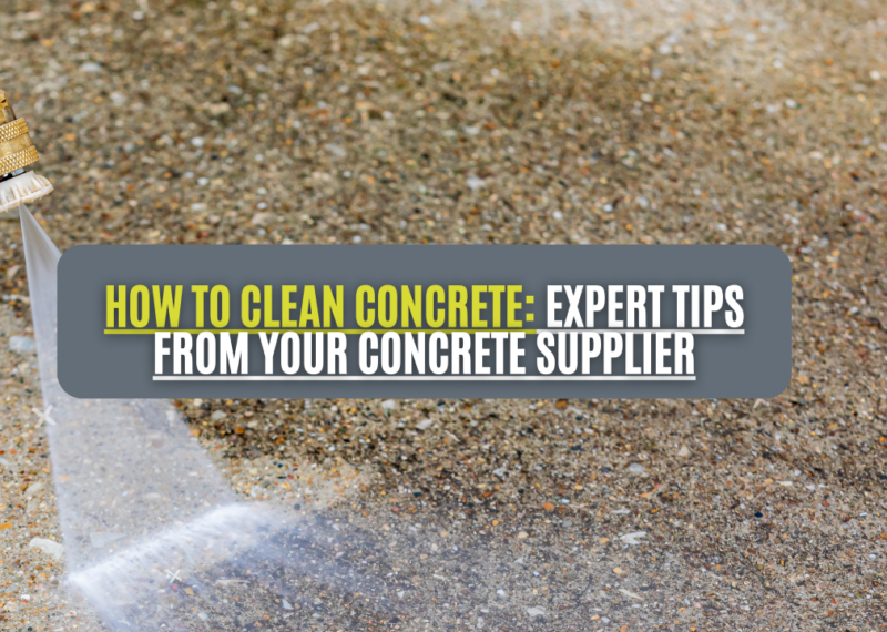 How to Clean Concrete